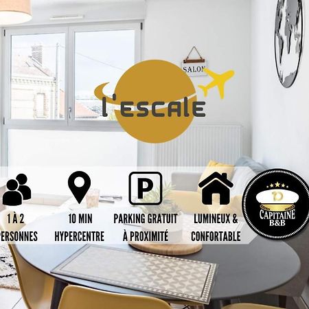L'Escale - Lumiere Et Confort - Prox. Hypercentre Troyes Exterior foto